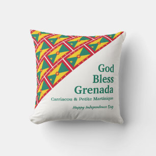 Coussin DIEU BÉNÉFICIE DE L'Écriture Personnalisée GRENADA