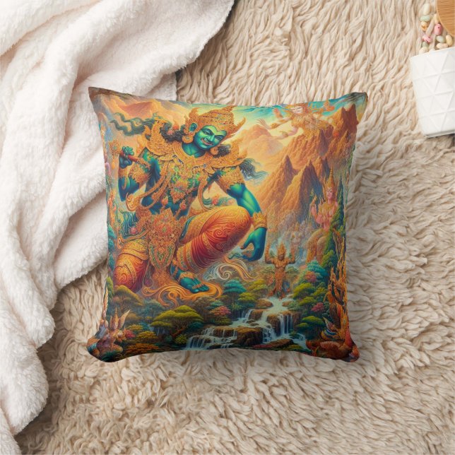 Coussin Dieu dans la Vallée Céleste (Couverture)