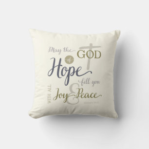 Coussin Dieu de l'Espérance vous remplit de Joie et de Pai