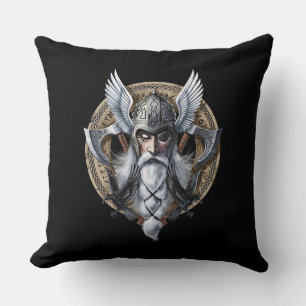 Coussin Dieu guerrier Norse Odin