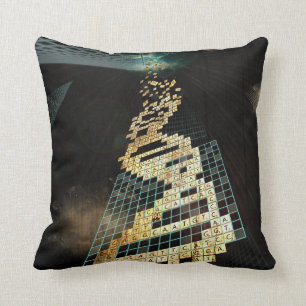 Coussin Dieu ne joue pas les matrices 2014