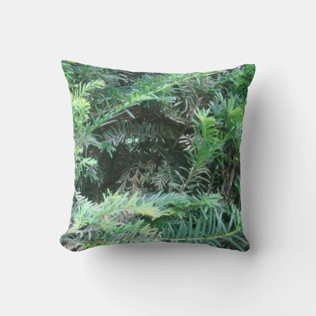 Coussin "d'if de forêt de Sherwood" (Recto)