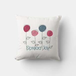 Coussin diffuser des roses inspirants de joie