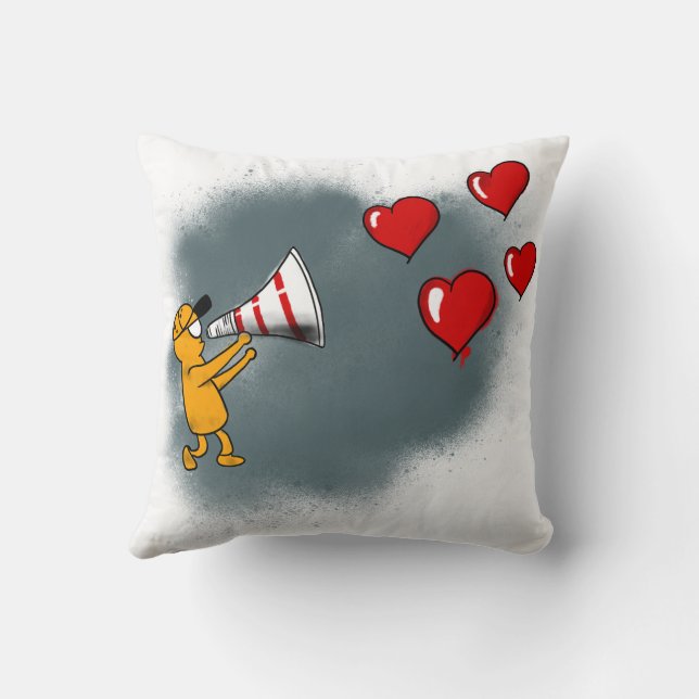 Coussin Diffuser l'amour (Verso)