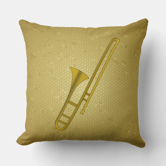 Coussin d'illustration Trombone (Recto)