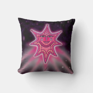 Coussin d'illustrations Quasar rose