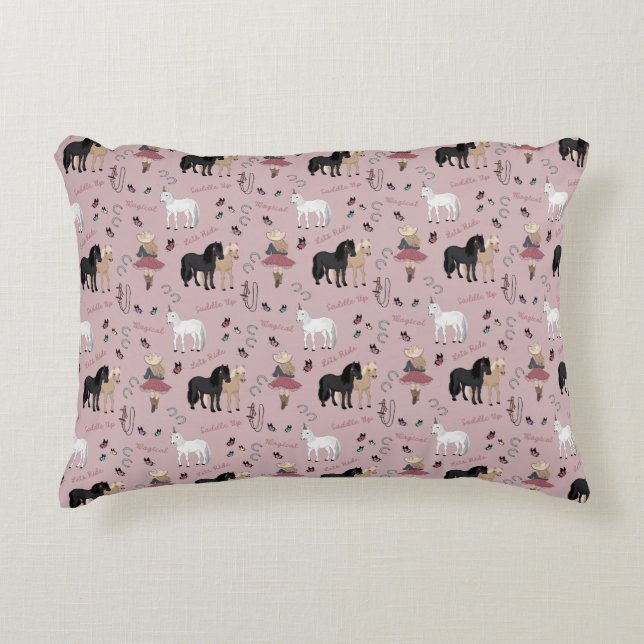 Coussin d'impression Cowgirl (Devant)