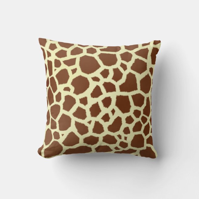 Coussin d'impression de girafe (Recto)
