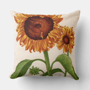 coussin d'impression de tournesol