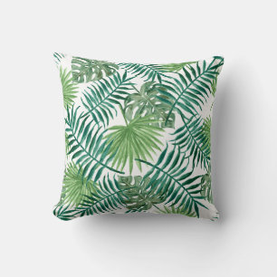 Coussin d'impression Tropical Feuille Palm