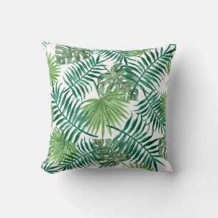 Coussin d'impression Tropical Feuille Palm