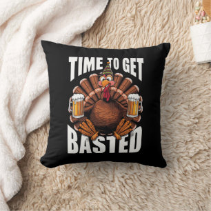 Coussin Dinde de Thanksgiving à la bière prête à être arro