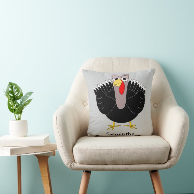 Coussin Dinde Personnalisé Design (Chaise)