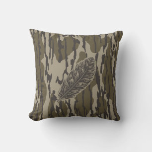 Coussin Dindon Plume Bas-Fonds Camo Forêt