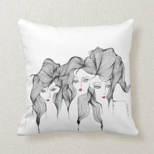 Coussin Dinero y Amor de Salud trois souhaits