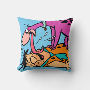 Coussin Dino Licking Fred Flintstone