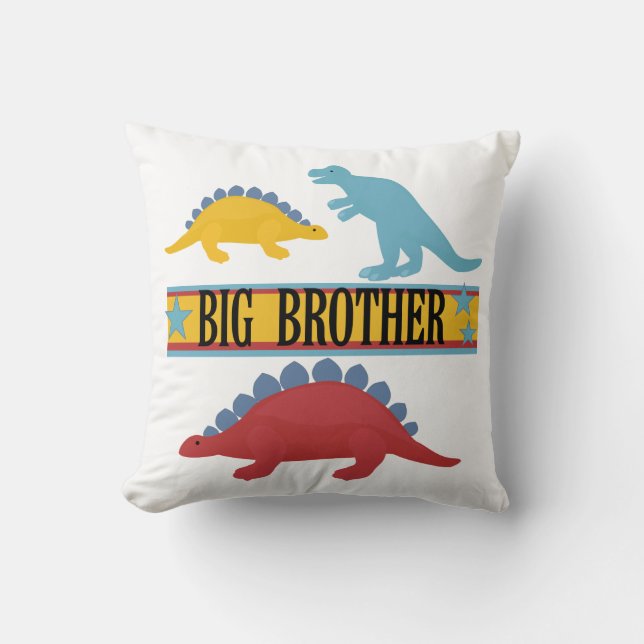 Coussin Dinosaur Big Brother (Recto)