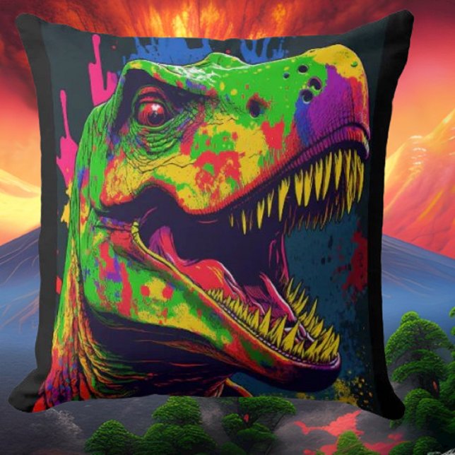 Coussin Dinosaur T Rex Boy (Bring your dream party to life with our selection of quality Dinosaur themed party supplies )