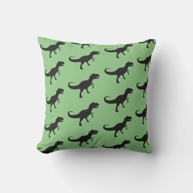 Coussin Dinosaur Trex Motif Graphiste Jeu d'oreiller (Recto)