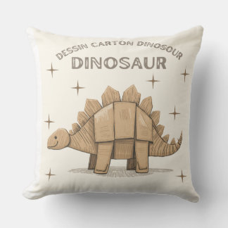 Coussin Dinosaure Cartoon
