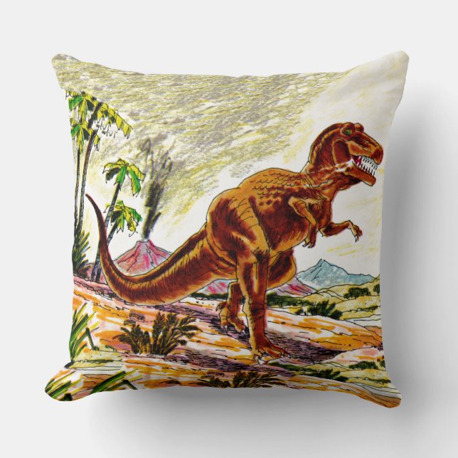 Coussin Dinosaure de Rex de Tyrannosaurus (Recto)