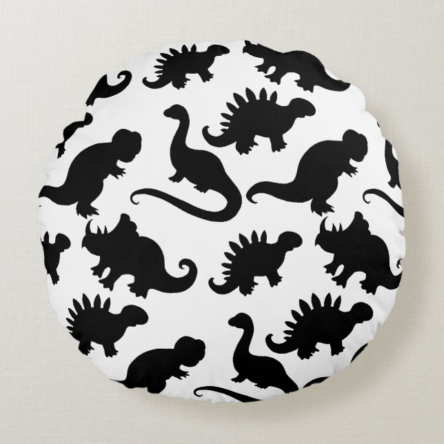 Coussin Dinosaure Enfants Mignons (Devant)
