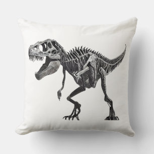 Coussin Dinosaure T Rex Bones