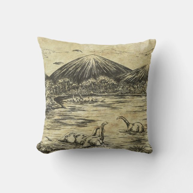 Coussin Dinosaures (Recto)