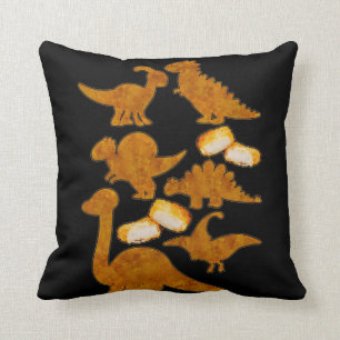 Coussin Dinosaures Nug Life Dino Funny Chicken Nuggets
