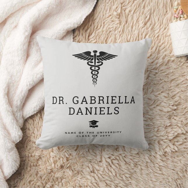 Coussin Diplôme de docteur de l'école de médecine moderne  (Couverture)