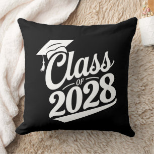 Coussin Diplômé fier de la promotion 2028 Remise des diplô