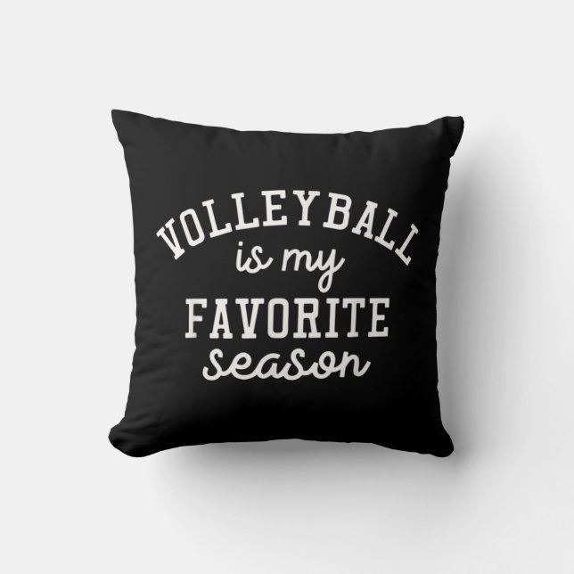 Coussin Dire pour les amateurs de sport Volleyball est mon (Recto)