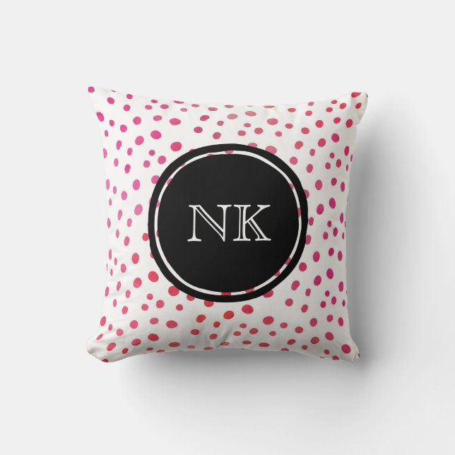 Coussin direct rose personnalisé (Recto)