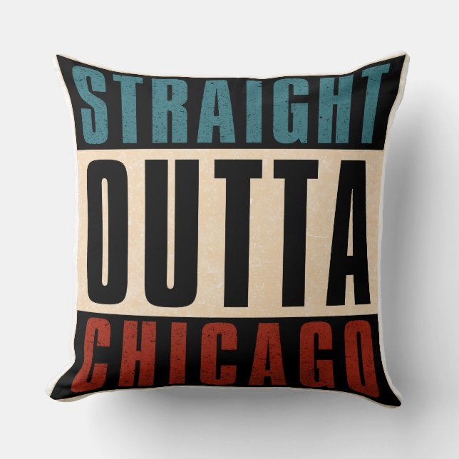 Coussin Directement à Chicago Illinois IL USA (Recto)