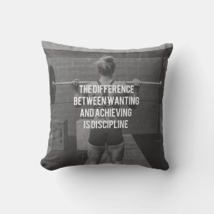 Coussin Discipline - Désir vs réalisation, condition physi