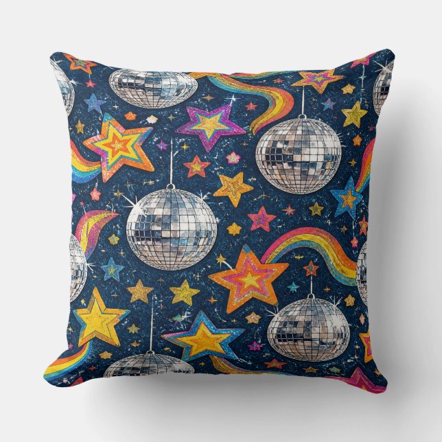 Coussin Disco Ball Stars Pillow (Recto)