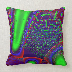 Coussin Disco Tech Verre Dichroïque Fractal