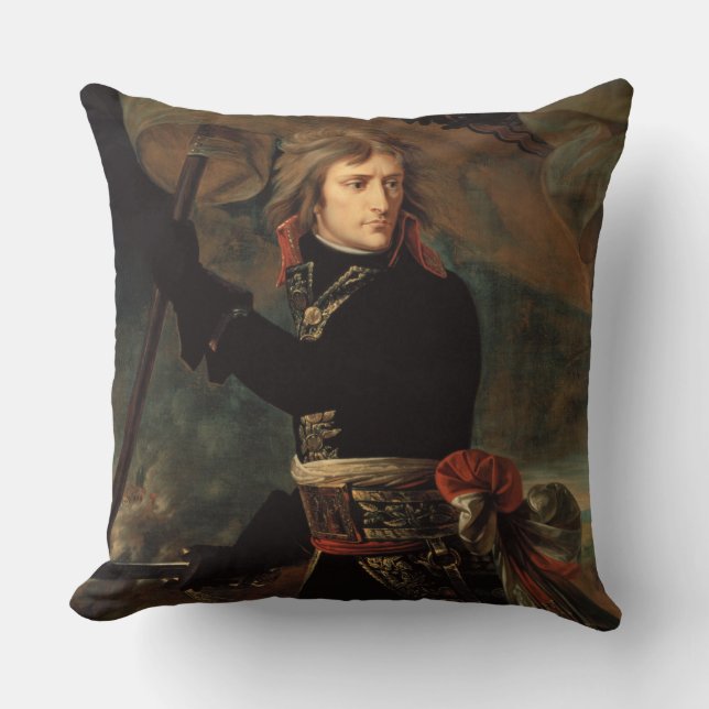 Coussin Discours de Napoléon Bonaparte à la bataille d'Arc (Recto)