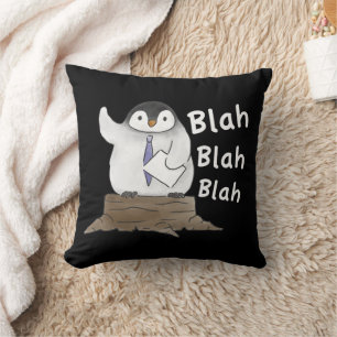 Coussin Discours de pingouin