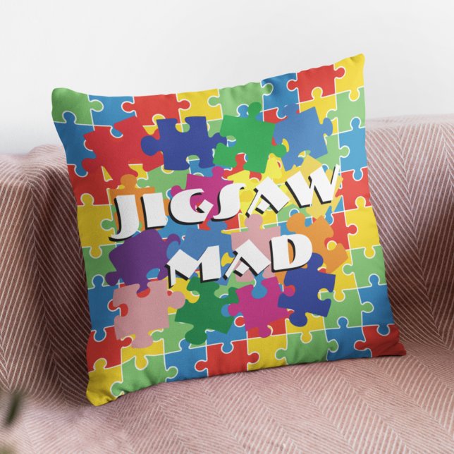 Coussin Dissectologue Jigsaw Puzzle Lover réunis (Jigsaw Mad cushion)