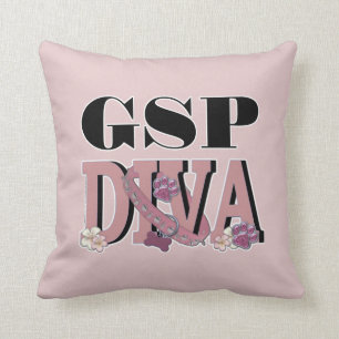 Coussin DIVA allemande d'indicateur aux cheveux courts