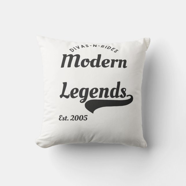 Coussin Divas-N-Rides Modern Legends Une-Pièce (Recto)