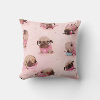 Coussin Divers motifs colorés, style vintage.