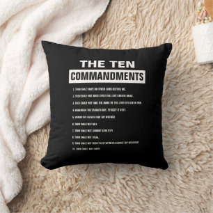 Coussin Dix Commandements La Bible Religieuse Chrétienne V