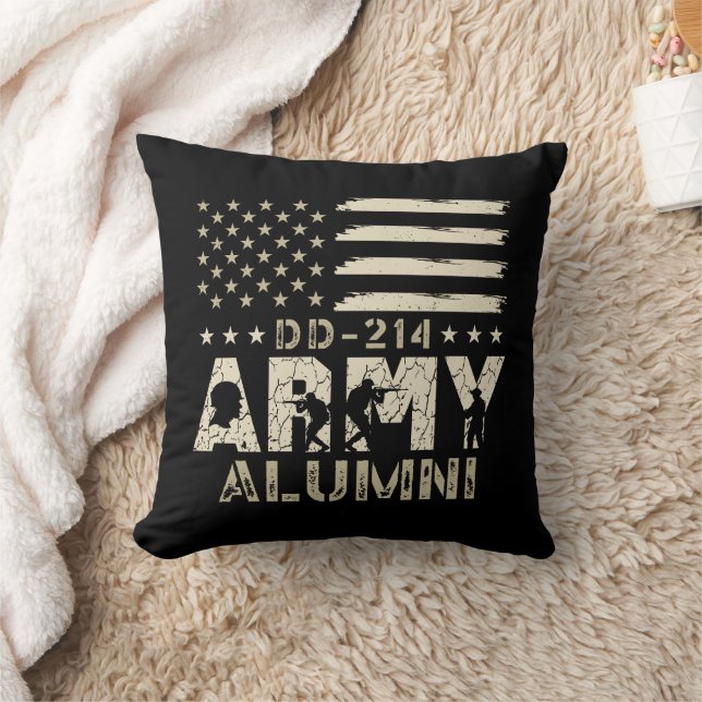 Coussin DJ-214 Alumni Militaire US Vétérinaire du drapeau (Couverture)