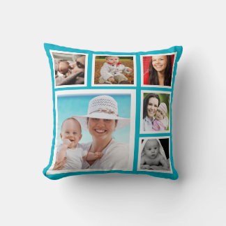 Coussin do-it-yourself Collage photo personnalisé