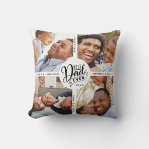 Coussin do-it-yourself Noms Meilleur Père Ever Quatre Phot