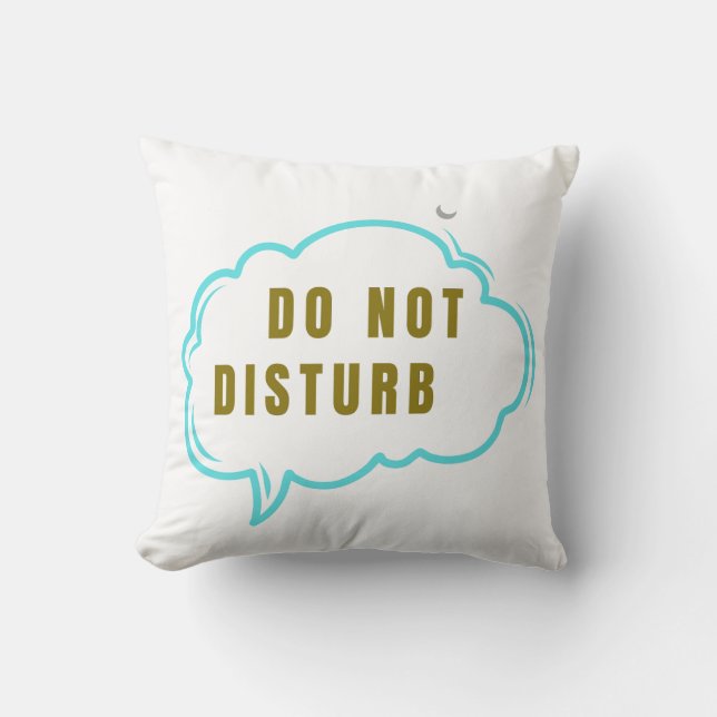Coussin Do Not Disturb Cozy Sleep Blanket – Moon Cloud Rel (Recto)
