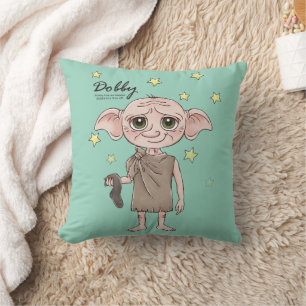Coussin Dobby aquarelle Personnage Art
