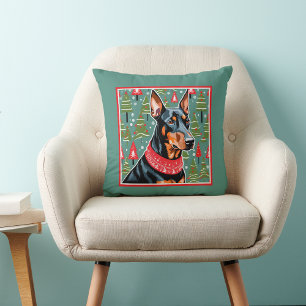 Coussin Doberman Pinscher Cute Sofa